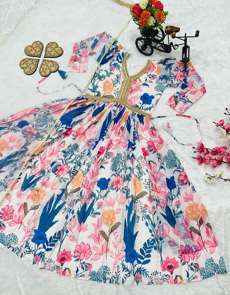 New Designer Heavy Fox Georgette Gownn OC-155