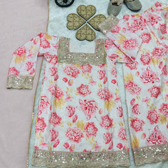 TOP WITH SARARAA AND DUPATTAA FULL STTICHED OC-201