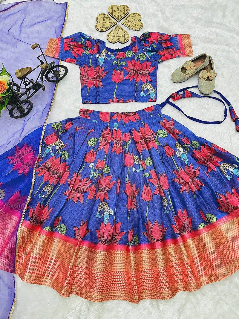 New Designer Heavy Pure Kota Silk Lehengaa -Cholii OC-168