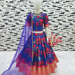 New Designer Heavy Pure Kota Silk Lehengaa -Cholii OC-168