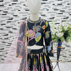 NEW DESIGNER LAHENGAA CHOLI SET FULLY STTICHED OC-203