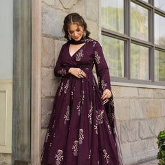Etisha Pure Cotton Anarkali Suit Set