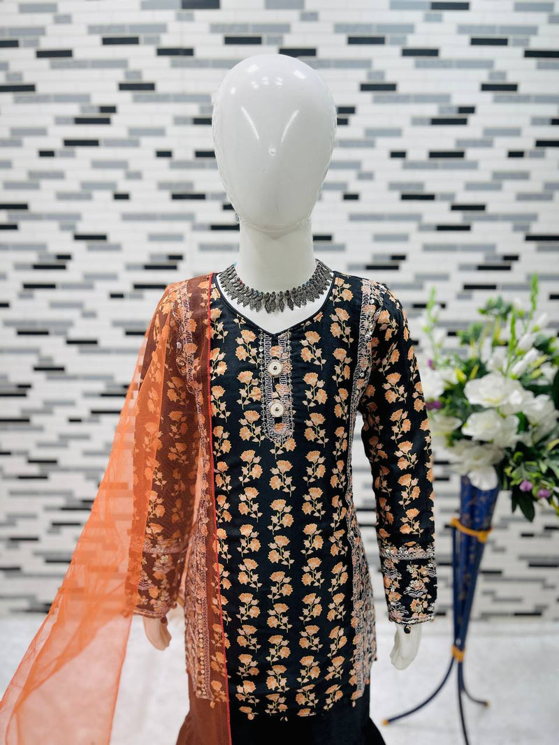 TRENDING TOP WITH SHARARAA AND DUPATTAA OC-204