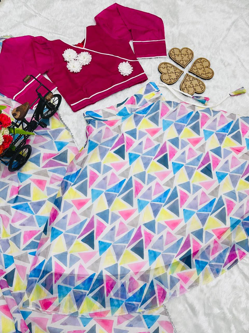 New Designer Heavy Organja Silk Lehengaa -Choli OC-158