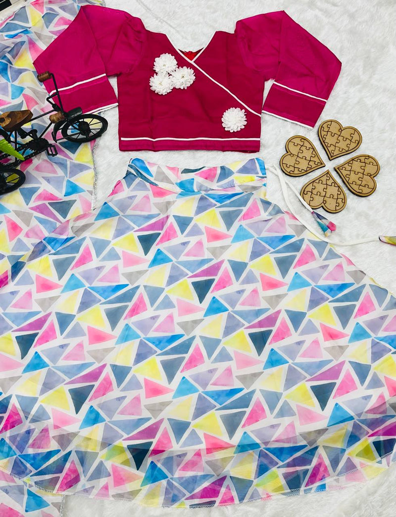 New Designer Heavy Organja Silk Lehengaa -Choli OC-158