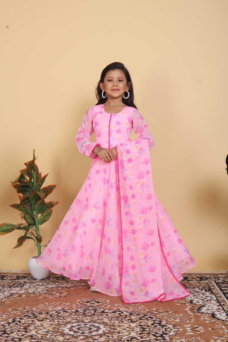 Launching New Collection Beautiful Kids Gownn Set OC-191