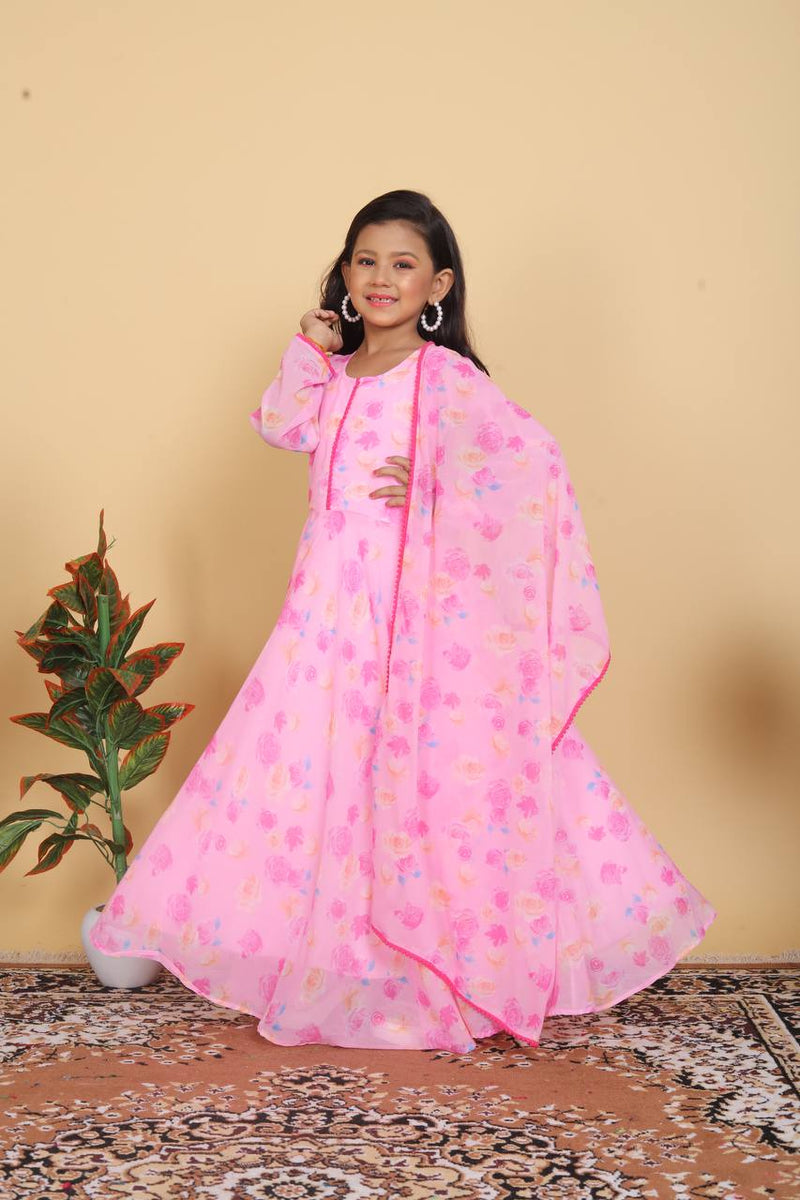 Launching New Collection Beautiful Kids Gownn Set OC-191