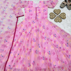 Launching New Collection Beautiful Kids Gownn Set OC-191