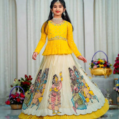 KEDIYA STYLE LAHENGAA SET FULLY STTICHED  OC-185