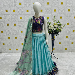 New Festival Lehenga Choli Set Ready To Wear Collection OC-215