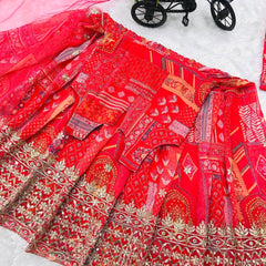 New Designer Heavy Fox Georgette Embroidered Siqunce Work Gownn OC-159