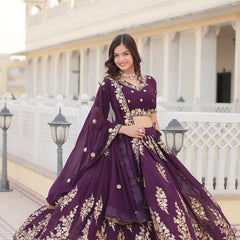 Jhanvi's Premium Quality Lehenga Choli With Fully Flaired