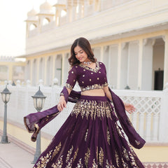 Jhanvi's Premium Quality Lehenga Choli With Fully Flaired