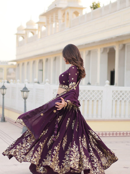 Jhanvi's Premium Quality Lehenga Choli With Fully Flaired