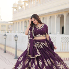 Jhanvi's Premium Quality Lehenga Choli With Fully Flaired