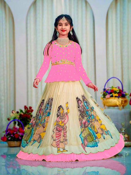 KEDIYA STYLE LAHENGAA SET FULLY STTICHED OC-185
