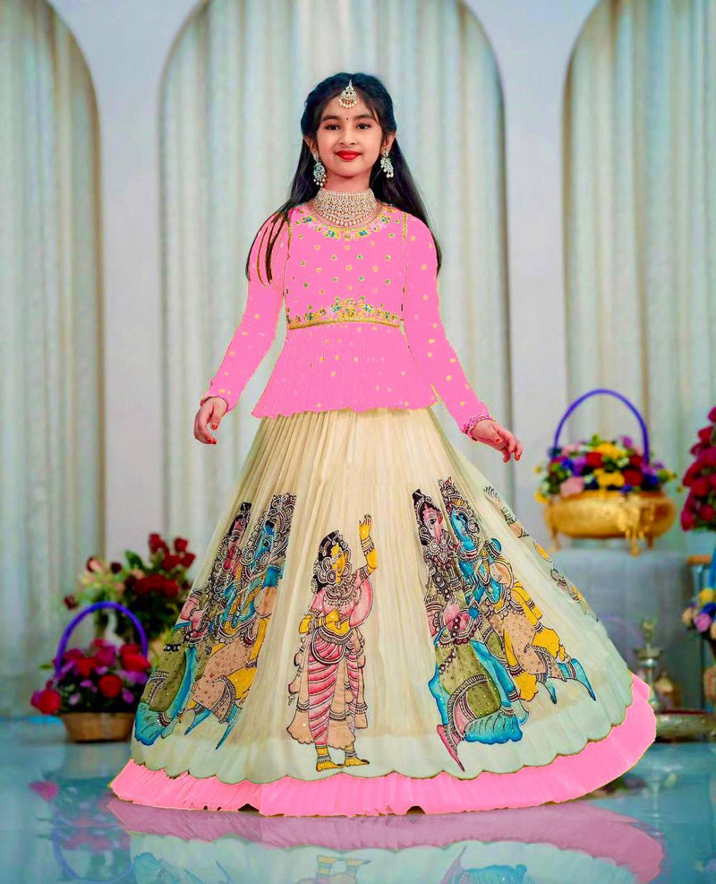 KEDIYA STYLE LAHENGAA SET FULLY STTICHED  OC-185