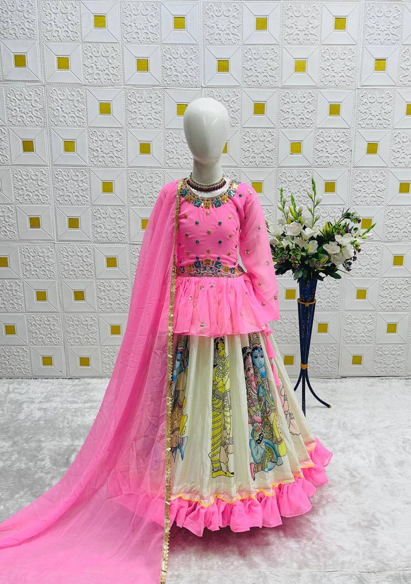 KEDIYA STYLE LAHENGAA SET FULLY STTICHED  OC-185