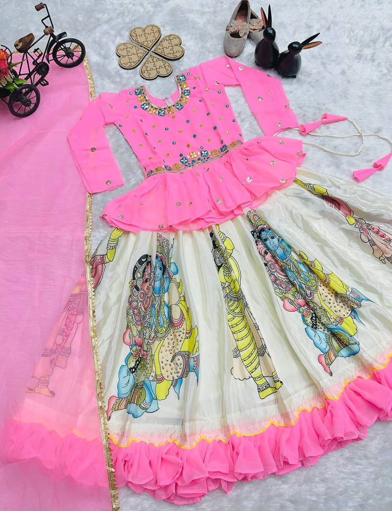 KEDIYA STYLE LAHENGAA SET FULLY STTICHED  OC-185