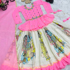 KEDIYA STYLE LAHENGAA SET FULLY STTICHED  OC-185