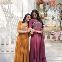 Partywear Embroidered Work GOWN KA-1109