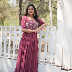 Partywear Embroidered Work GOWN KA-1109