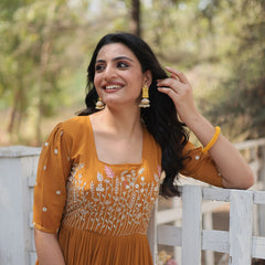 Partywear Embroidered Work GOWN KA-1109