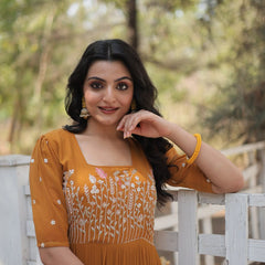 Partywear Embroidered Work GOWN KA-1109