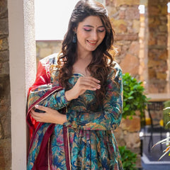 Nikita Premium Quality Maxi Anarkali Suit Set