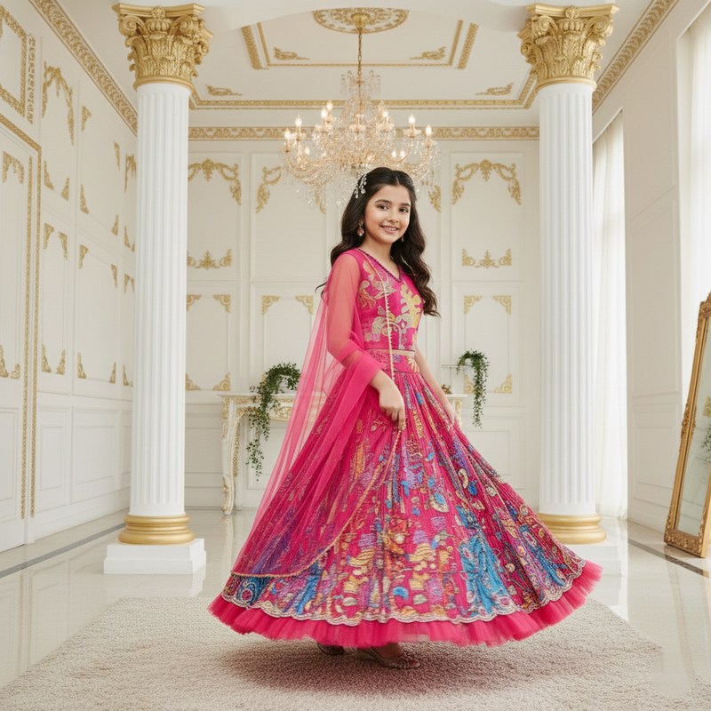 LAHENGA CHOLI SET FULLY STTICHED