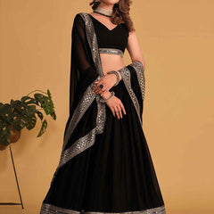 Kalavati's Black Lehenga Choli