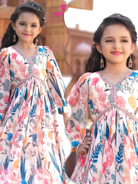 New Designer Heavy Fox Georgette Gownn OC-155