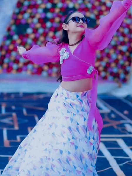New Designer Heavy Organja Silk Lehengaa -Choli OC-158