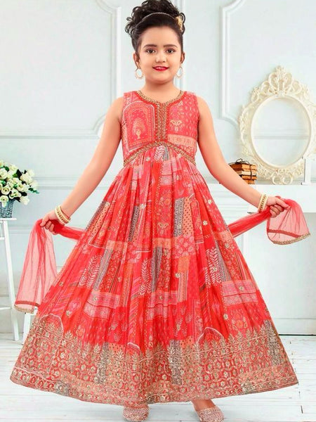 New Designer Heavy Fox Georgette Embroidered Siqunce Work Gownn OC-159
