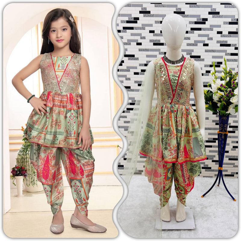 Presenting New Designer Dhoti Salwarr Suit Ready To Wear Collection OC-179