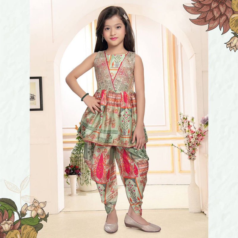Presenting New Designer Dhoti Salwarr Suit Ready To Wear Collection OC-179