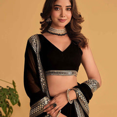 Kalavati's Black Lehenga Choli