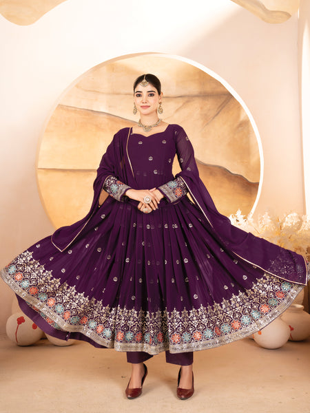 Athena's Beautiful Anarkali Suit Set