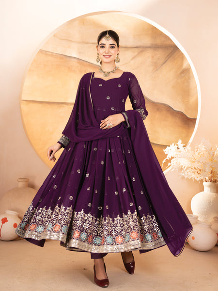 Athena's Beautiful Anarkali Suit Set