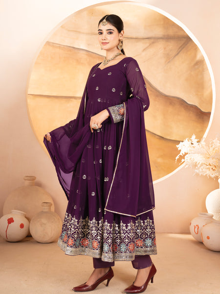 Athena's Beautiful Anarkali Suit Set