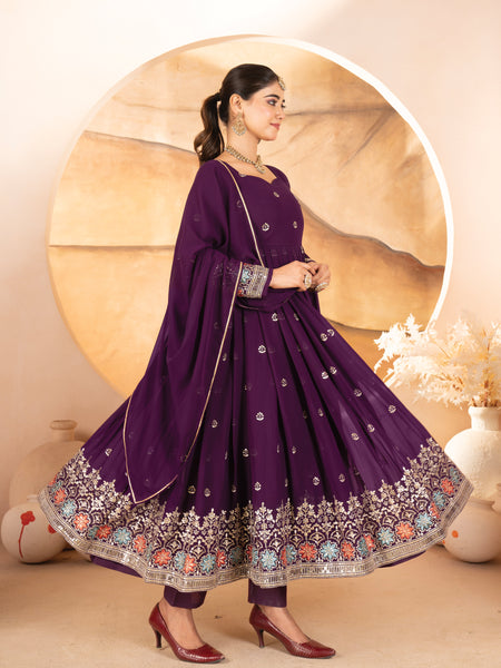 Athena's Beautiful Anarkali Suit Set