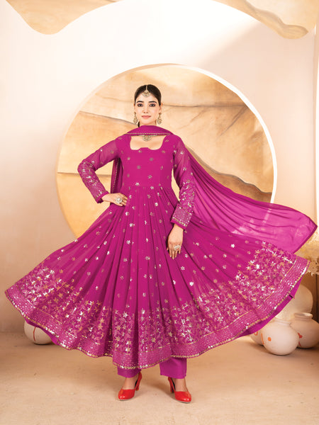 Josie's Trendy Anarkali Suit Set