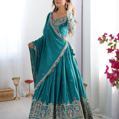 warya's Premium Quality Heavy Traditional Rama Lehenga Choli