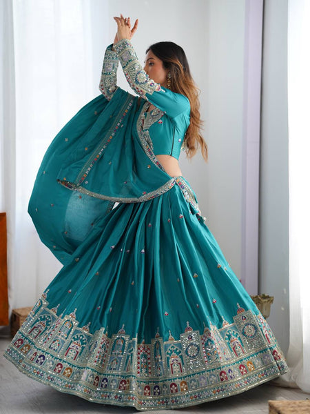 warya's Premium Quality Heavy Traditional Rama Lehenga Choli