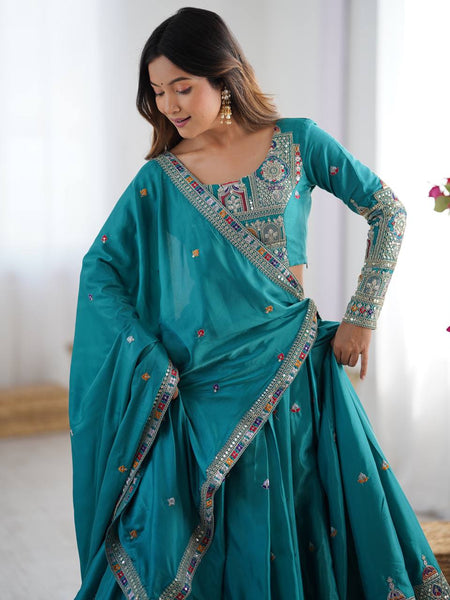 warya's Premium Quality Heavy Traditional Rama Lehenga Choli