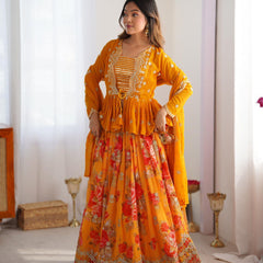 Awarya's Premium Quality Heavy Traditional Koti Lehenga Choli