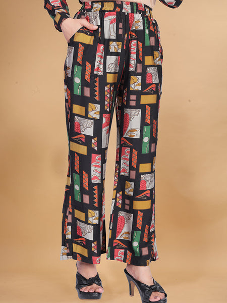 Multi Color Muslin Cotton Printed Cord Set