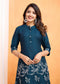 Viscose Rayon Embroidery Work Kurta Pant Set for Womens Stylish Ethnic Wear for Festive & Casual Occasions