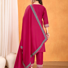 Multi Sequence with cording Work Kurti Set