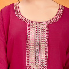 Multi Sequence with cording Work Kurti Set